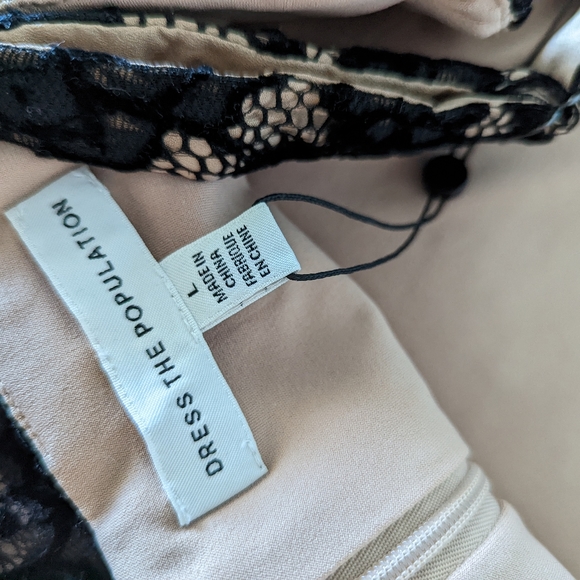 Dress the Population "Nicole" Dress in Black - Picture 3 of 3